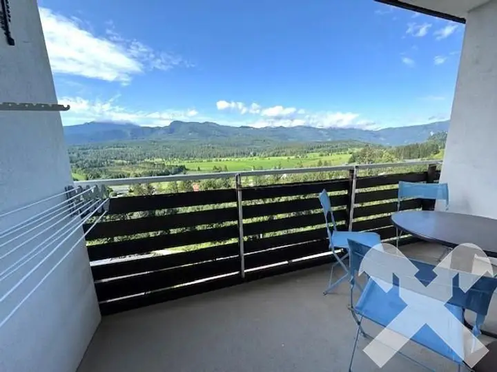 Aussicht vom Balkon