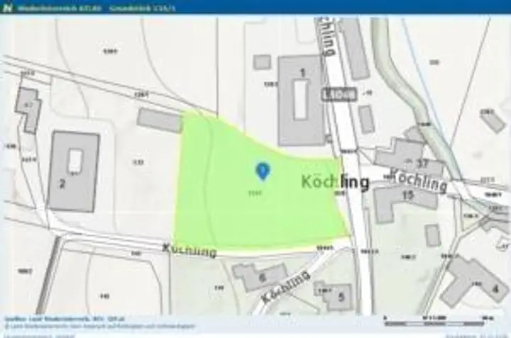 Lageplan 134 1 - Bauland Agrargebiet