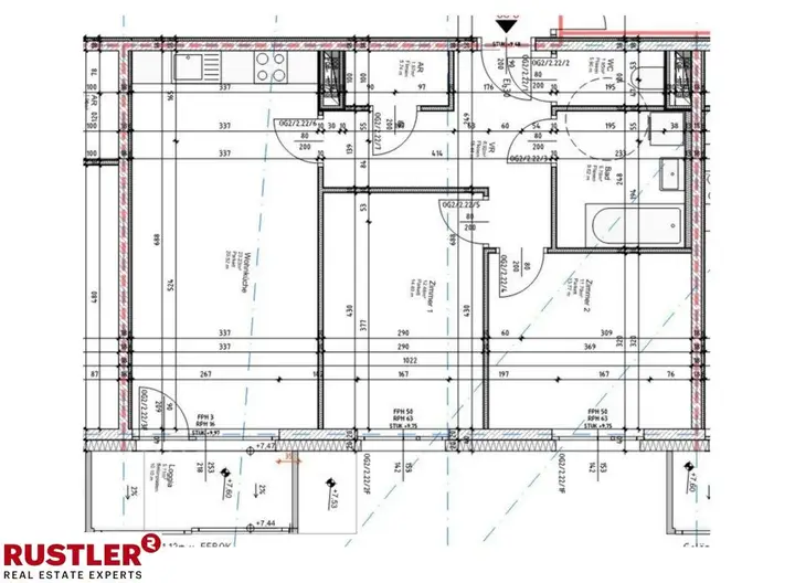 Grundriss Top 2.22