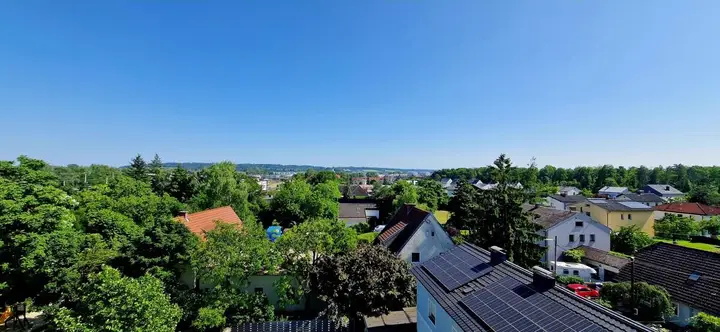Unverbaubare Fernsicht bis in die Alpen