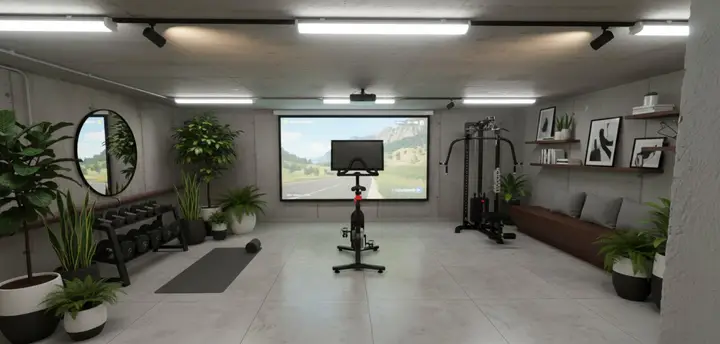 Heimgym KI generiert