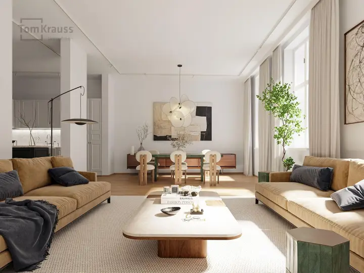 Wohnraum Altbauflair