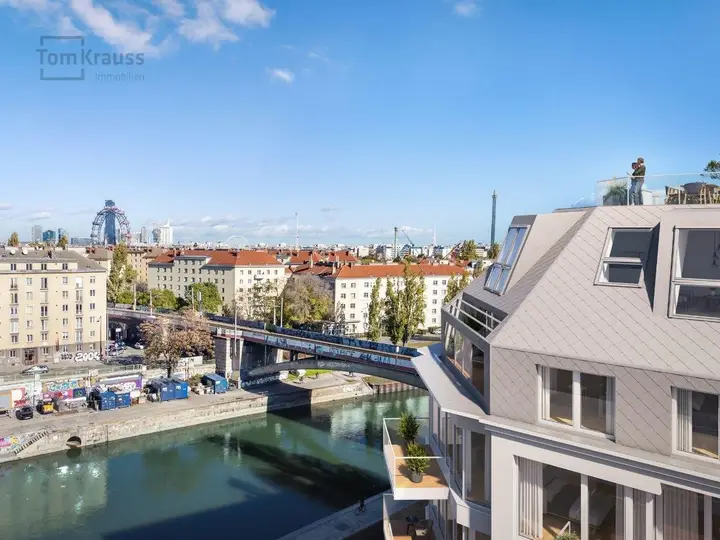 Donaukanal Ausblick