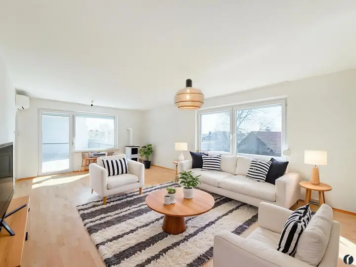 Einrichtungsbeispiel Wohnzimmer