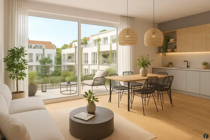 Einrichtungsbeispiel - Wohnzimmer