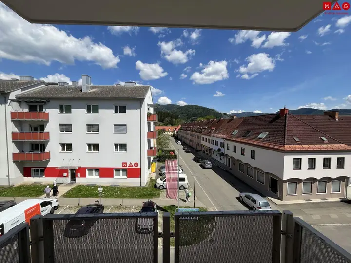 Ausblick vom Balkon