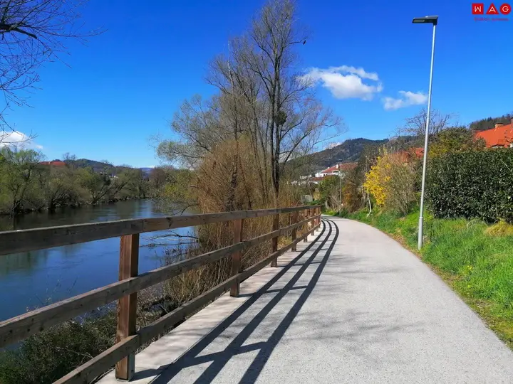 Radweg an der Mur Prolebersiedlung