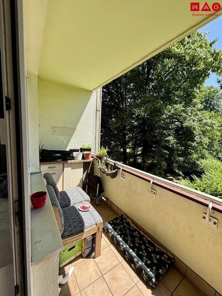 Loggia mit Ausblick