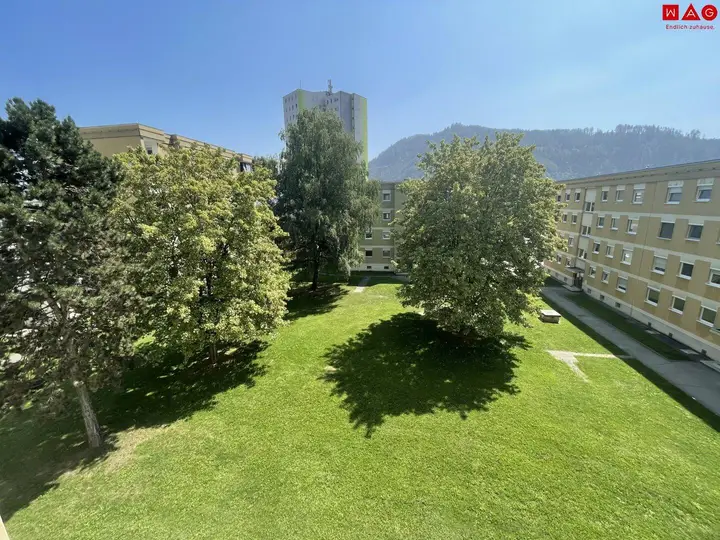 Aussicht vom Balkon
