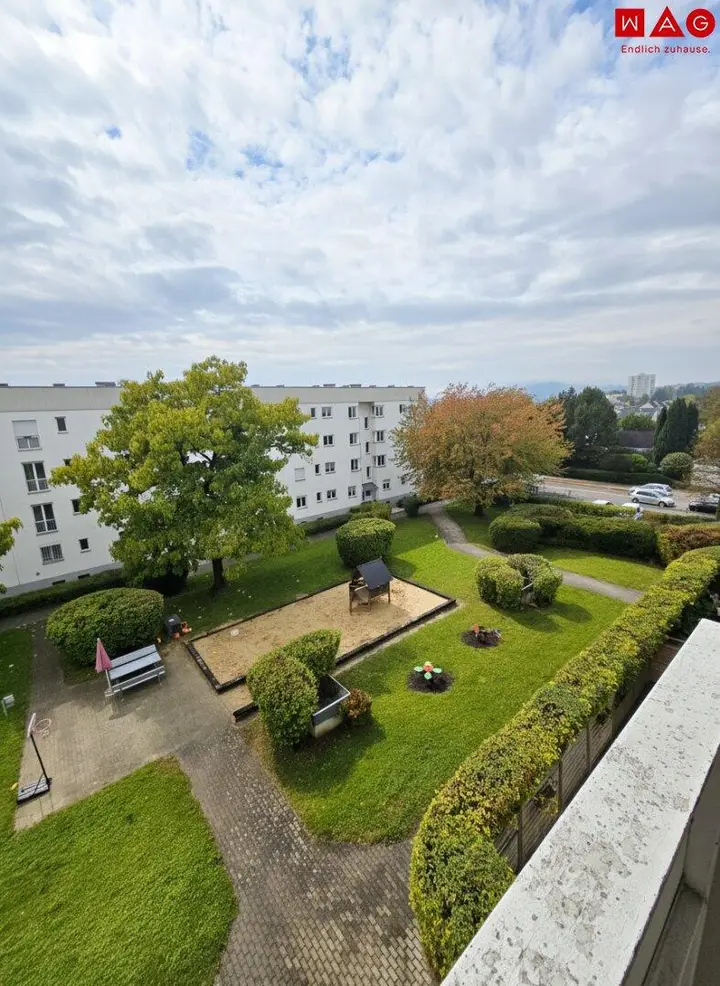 Ausicht von der Loggia/Balkon
