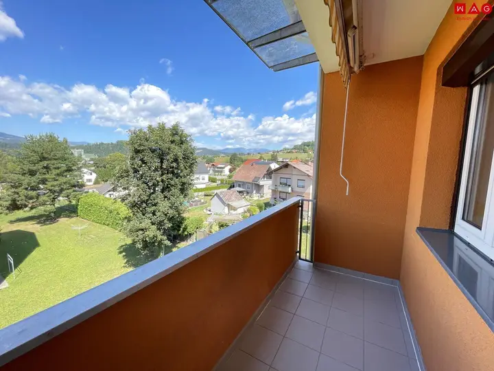 Aussicht vom Balkon