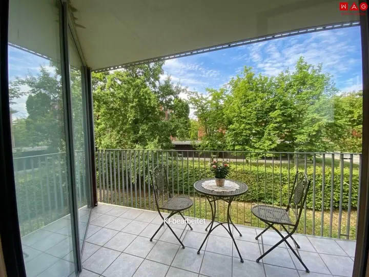 KI generiert Balkon