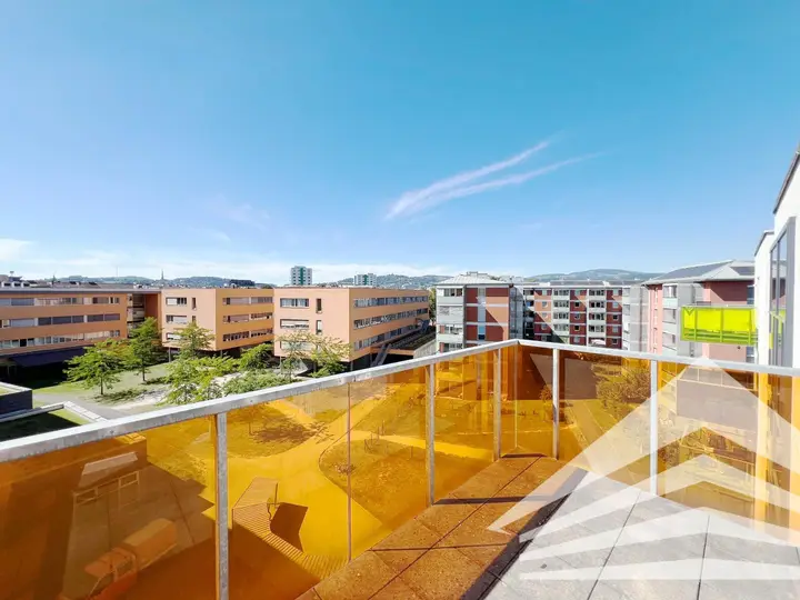 westseitiger Balkon