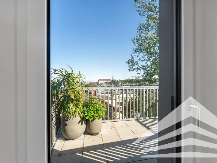Aussicht Terrasse DG1