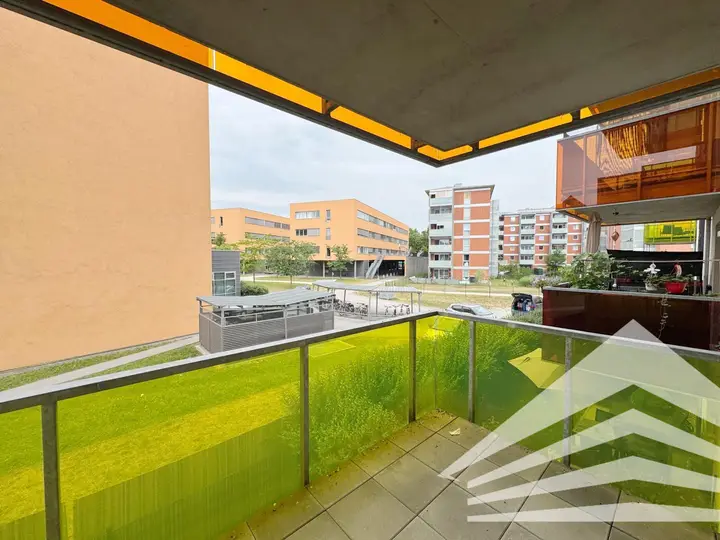 westseitiger Balkon