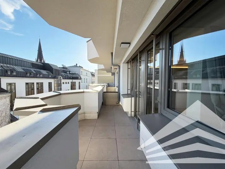 südseitiger Balkon