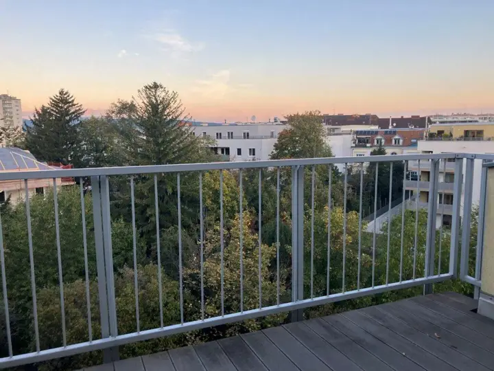 Terrasse morgens