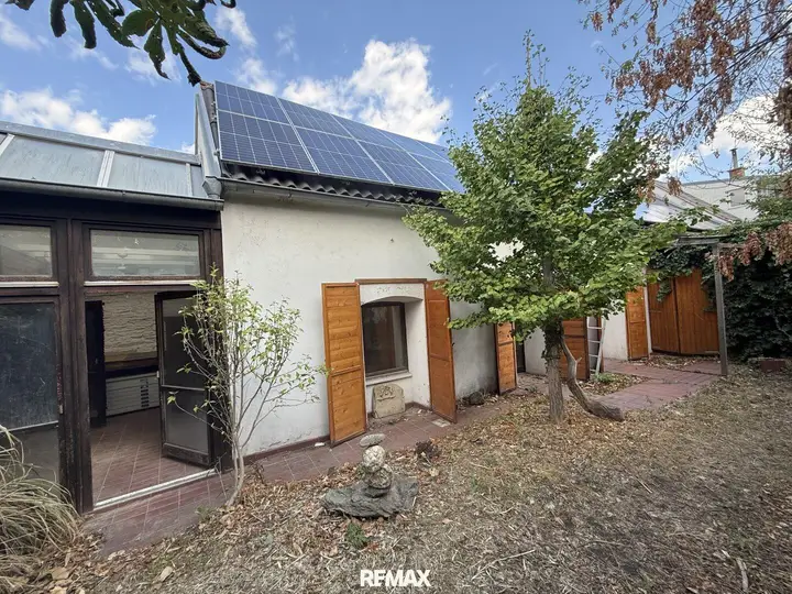 Hausansicht vom Innenhof/Garten