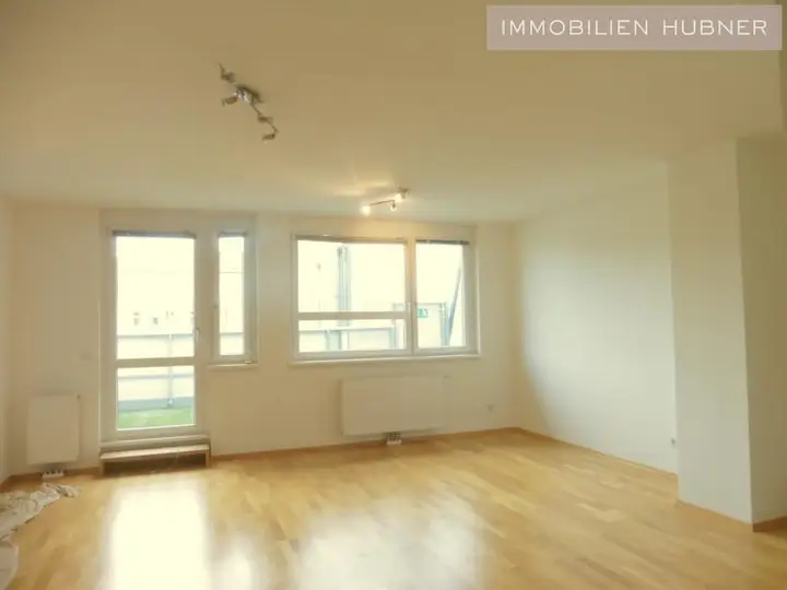 Wohnzimmer, Blick zur Terrasse