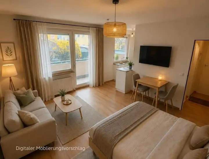 HP1-1-Zimmer-Wohnung-Maxglan-Wohnraum