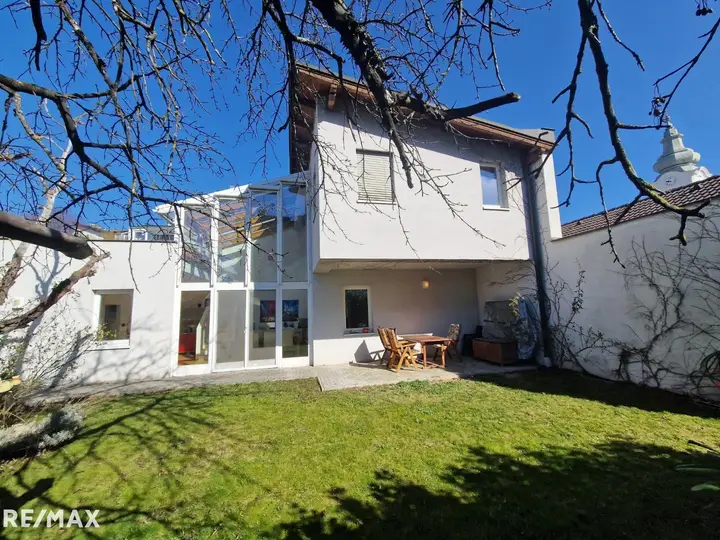 Frontansicht des Hauses