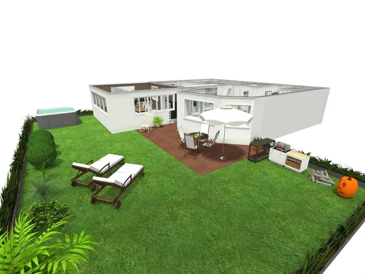 Garten - 3D Foto