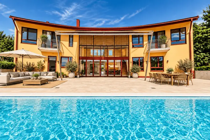 Luxurio¨se Villa mit Pool und Terrasse