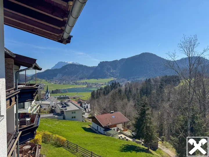 Ausblick Balkon