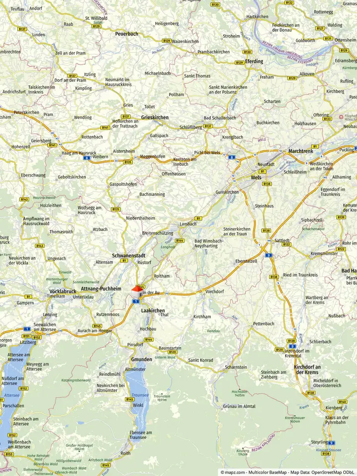 Lageplan überregional