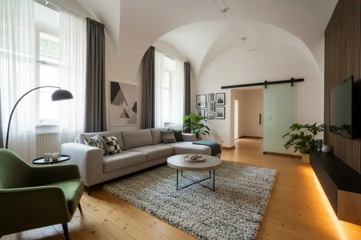 Wohnzimmer - mögliche Einrichtung