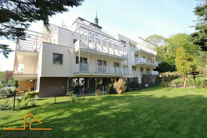 Hausansicht an der Gartenseite