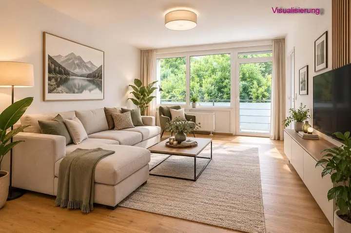 Wohnzimmer Visualisierung 1