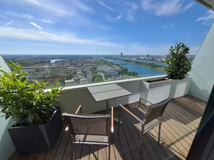 Balkon mit Ausblick