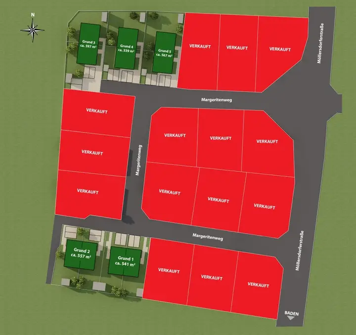 Aktueller Lageplan