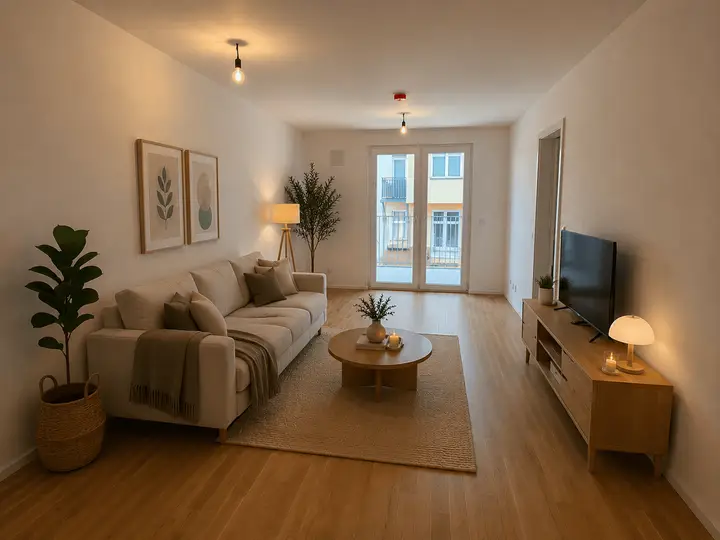 Wohnzimmer( KI Staging )