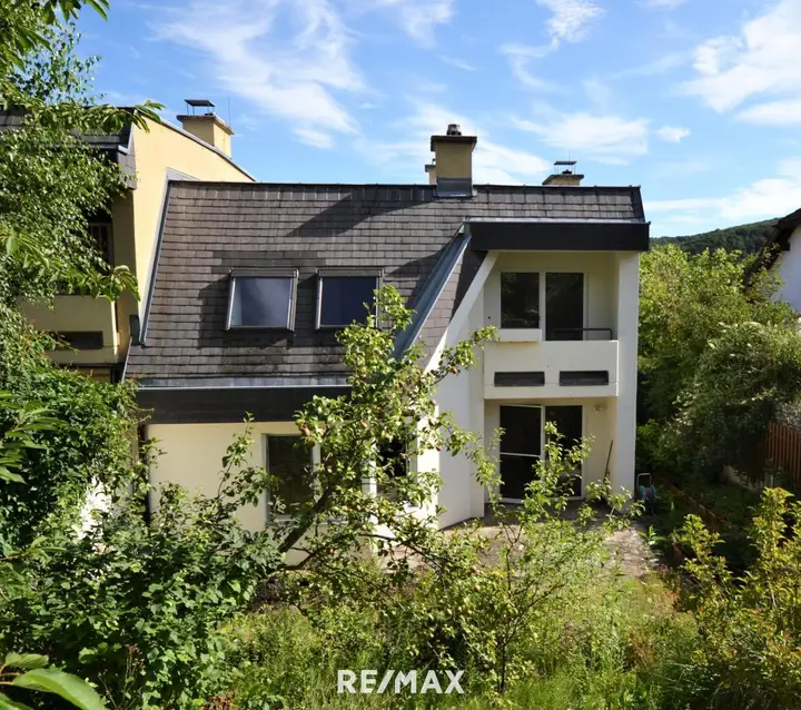 Reihenhaus gartenseitig