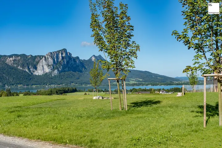 Schöner Seeblick von der Terrasse