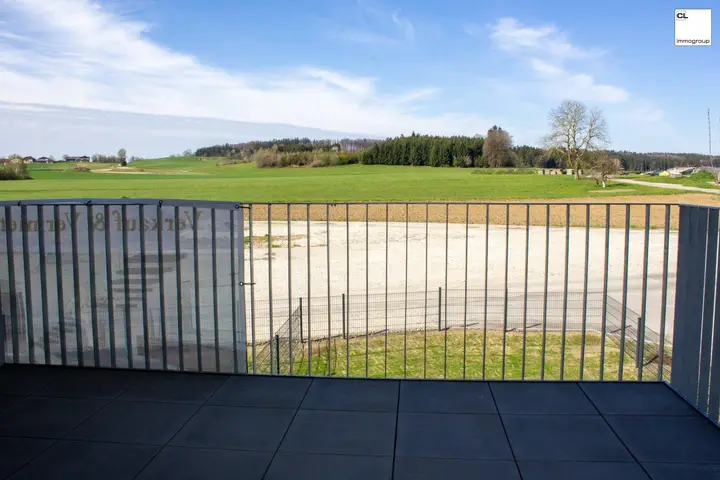 Ausblick vom Balkon