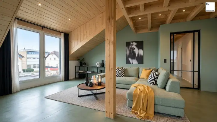 Stylisches DG_WOhnzimmer - KI Visualisierung