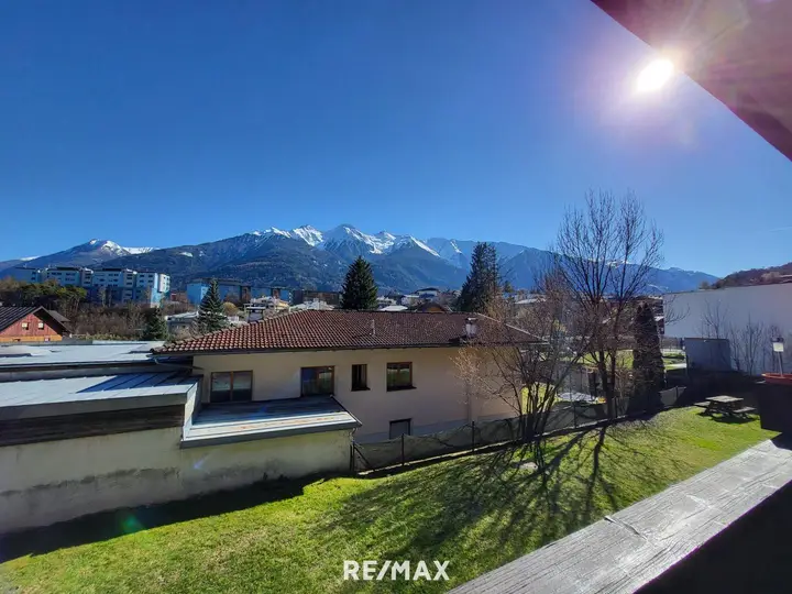 Ausblick vom Balkon