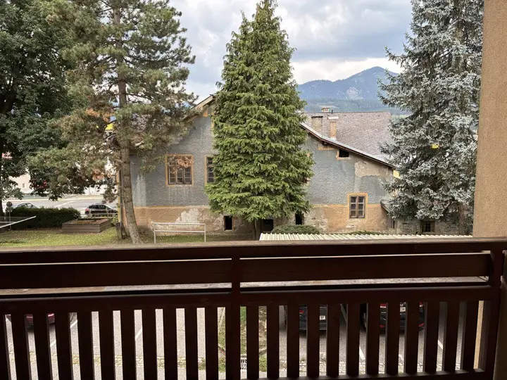 Blick vom Balkon