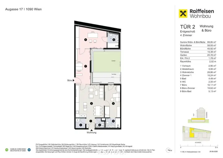 Plan Top 02 mit Büro