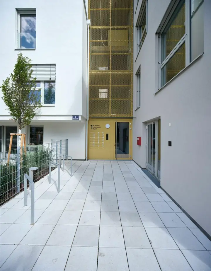 Blick auf Stiegenhaus