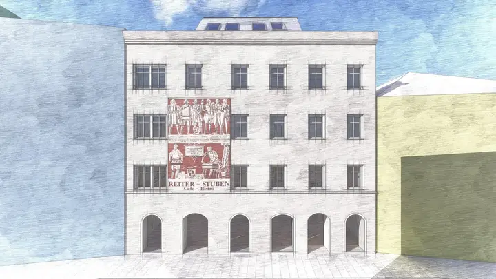 Außenansicht Wandmalerei