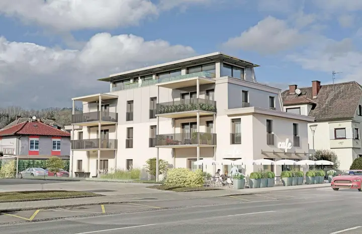 CUBE Wohnprojekt St. Veit Ansicht Südwest