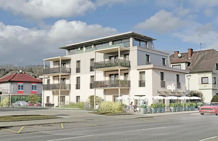 CUBE Wohnprojekt St. Veit Ansicht Südwest