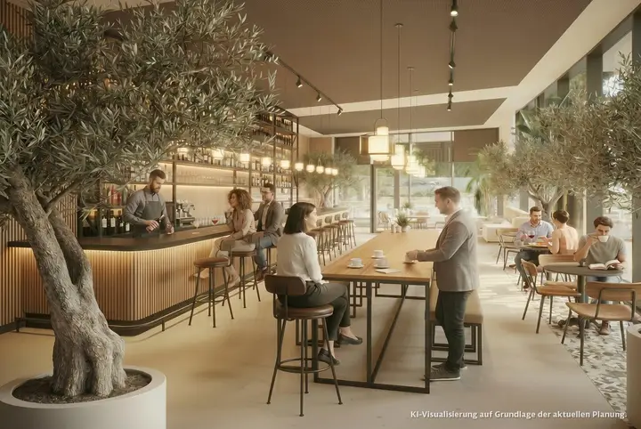 Gastronomiefläche im EG des atrium3 in Landeck Bruggen