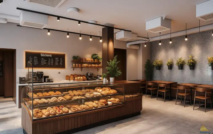 Cafe-Gastraum KI