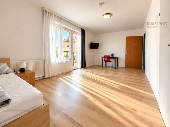 Wohn- Ess- und Schlafzimmer
