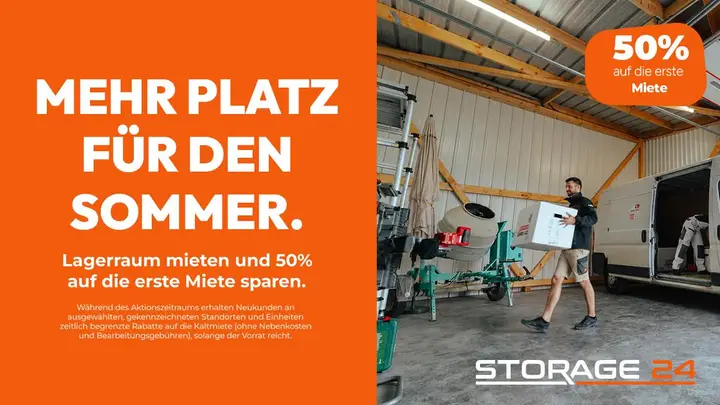 Sommerangebot bei Storage24!
